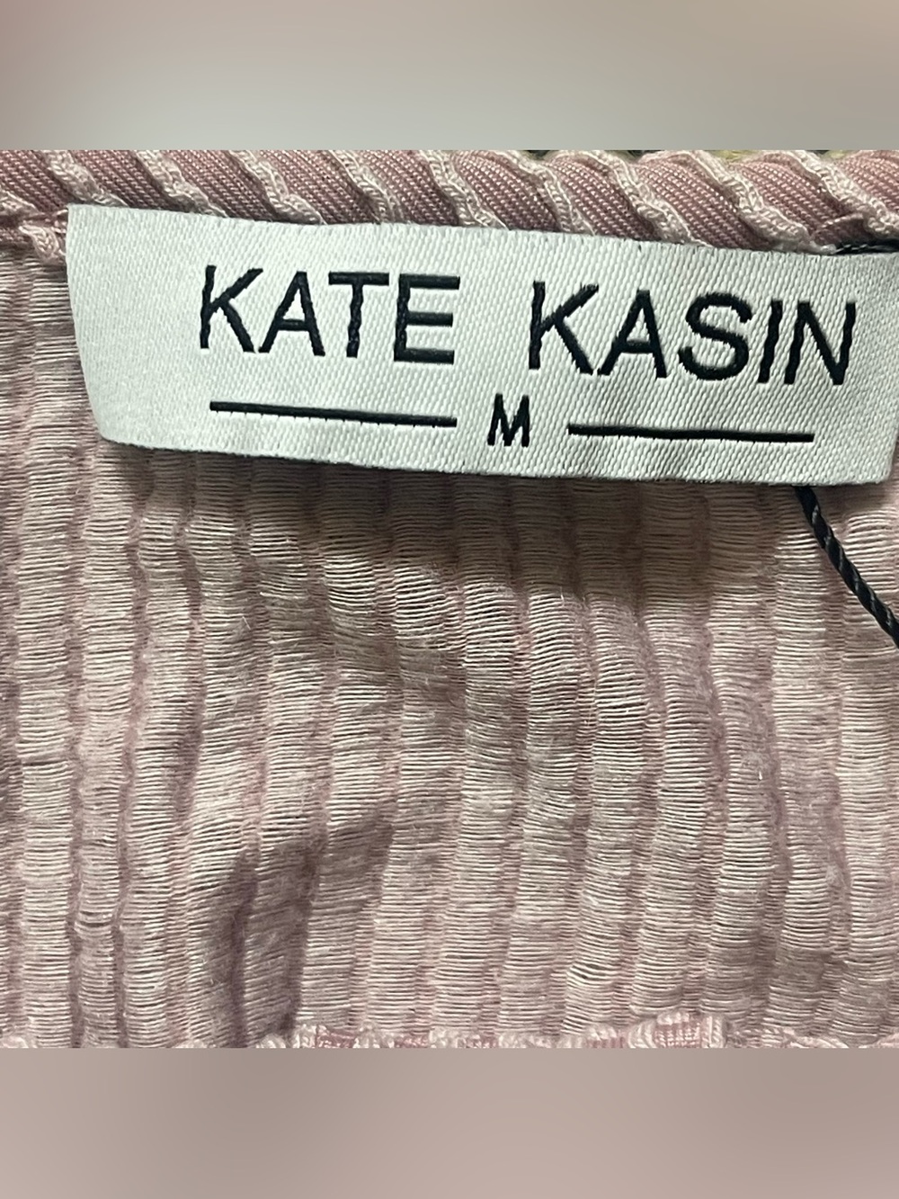 Sleeveless Ribbed Button-Front Tank - Mauve Pink - Picture 6 of 10